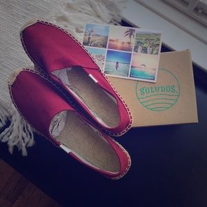 Brand New in Box! Soludos Red Espadrilles